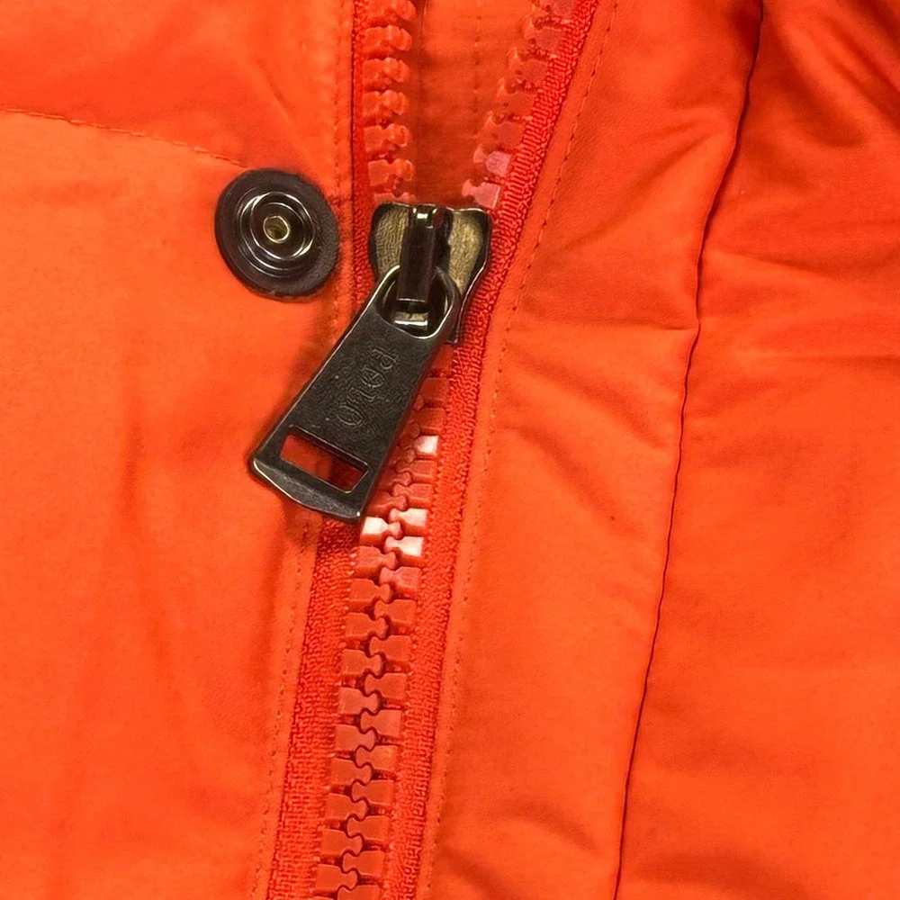 Polo Ralph Lauren Men's Orange‎ Puffer Down Jacket Size Medium
